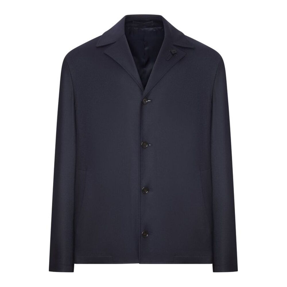 Lardini Men Wool And Cashmere Overshirt